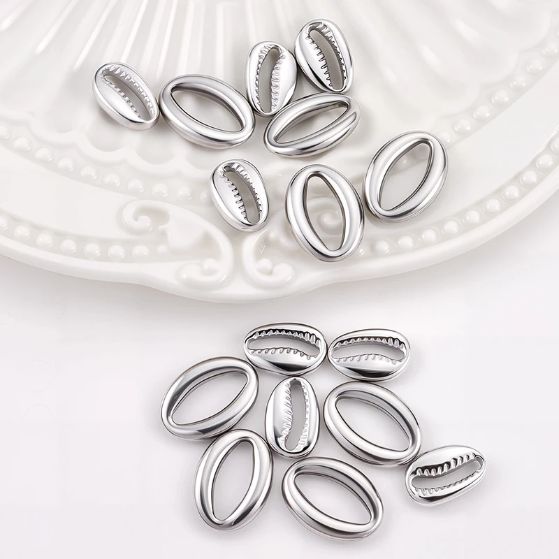 

5Pcs Stainless Steel Charms Oval Geometric Connectors Pendants for Jewelry Making DIY Earrings Necklaces Bracelets Accessories