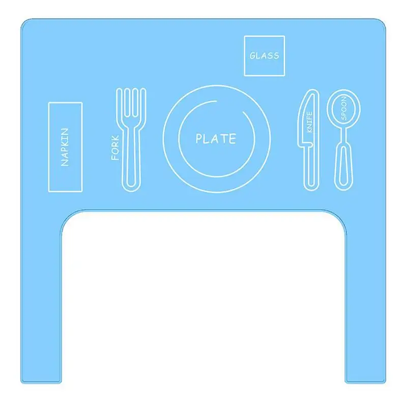 

High Chair Placemat Silicone Non-slip Baby Food Mat High Chair Tray Accessories Food-Grade Dishwasher Safe For Outdoor Use With