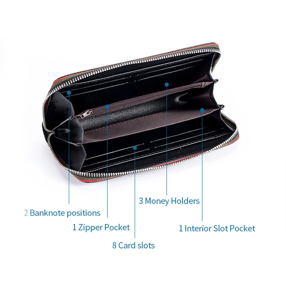 Genuine Leather Wallet Women 2023 NEW RFID Protection Women Wallet with Credit Card Holder Ladies Luxury Wallet Bag