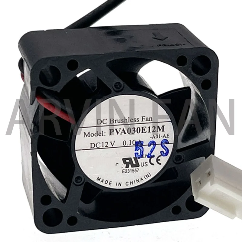 

1pcs New PVA030E12M ,3015 12V 3CM Fan 30X30X15mm 0.10A 7000RPM, Industrial Computer Set Top Box Cooling Fan