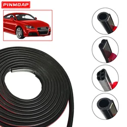 1pc 2m 8m Door Sealing Strip 5 Hole B D Shaped Automotive Rubber Sealing Strip Soundproof Sealing Strip Automotive Parts