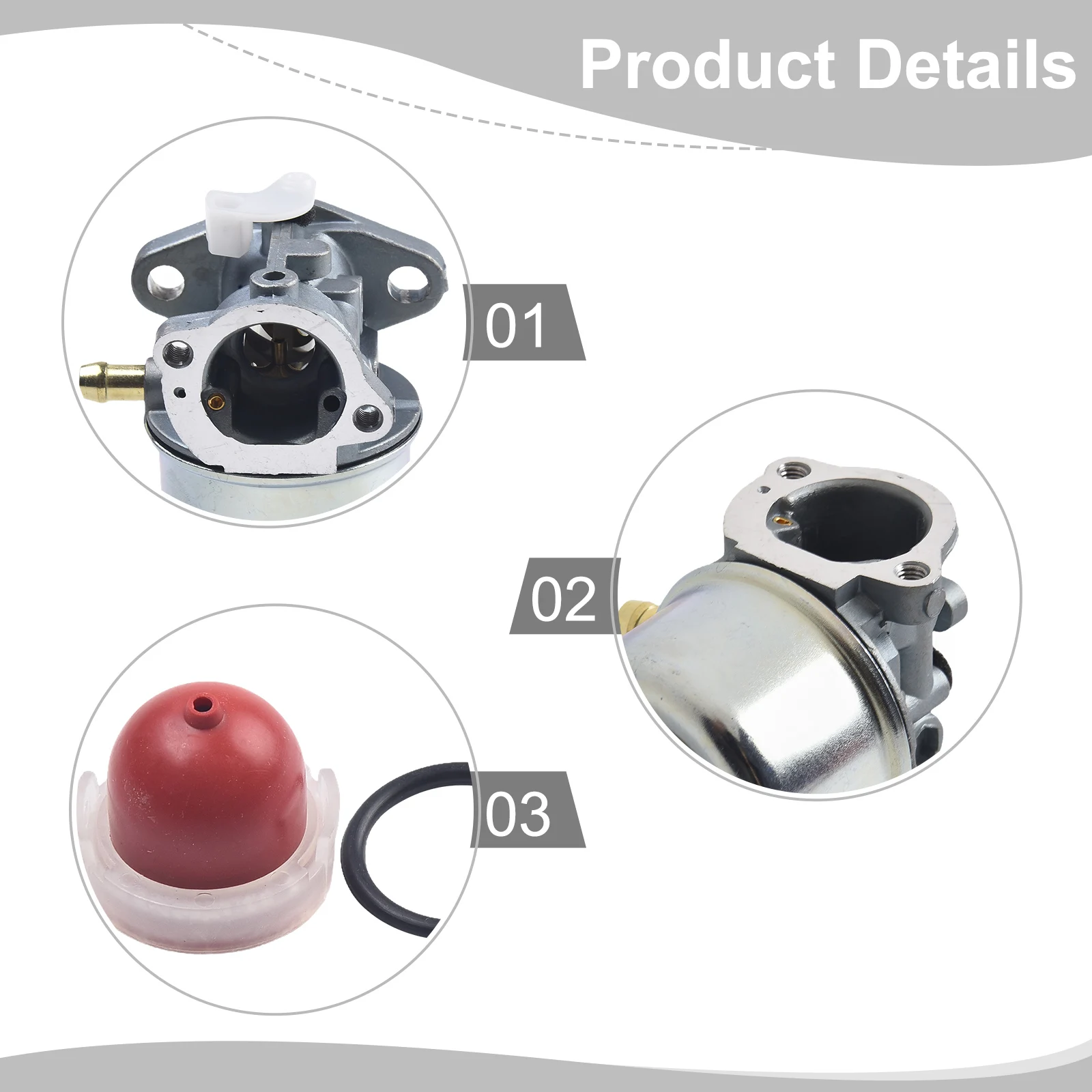 

Сменные прокладки карбюратора для моделей B&S 694202 693909 692648 499617 790120 для Intek 7 л.с. для использования на газоне OHV