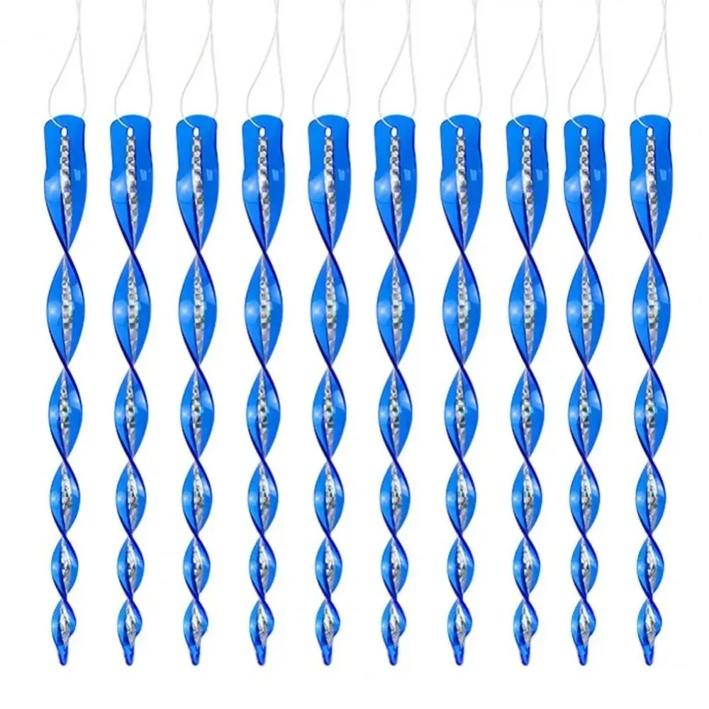 

10pcs 360 Degree Rotation Bird Repellent Rods Waterproof 30CM Length Bird Repeller Reflective Wind Spiral Plastic