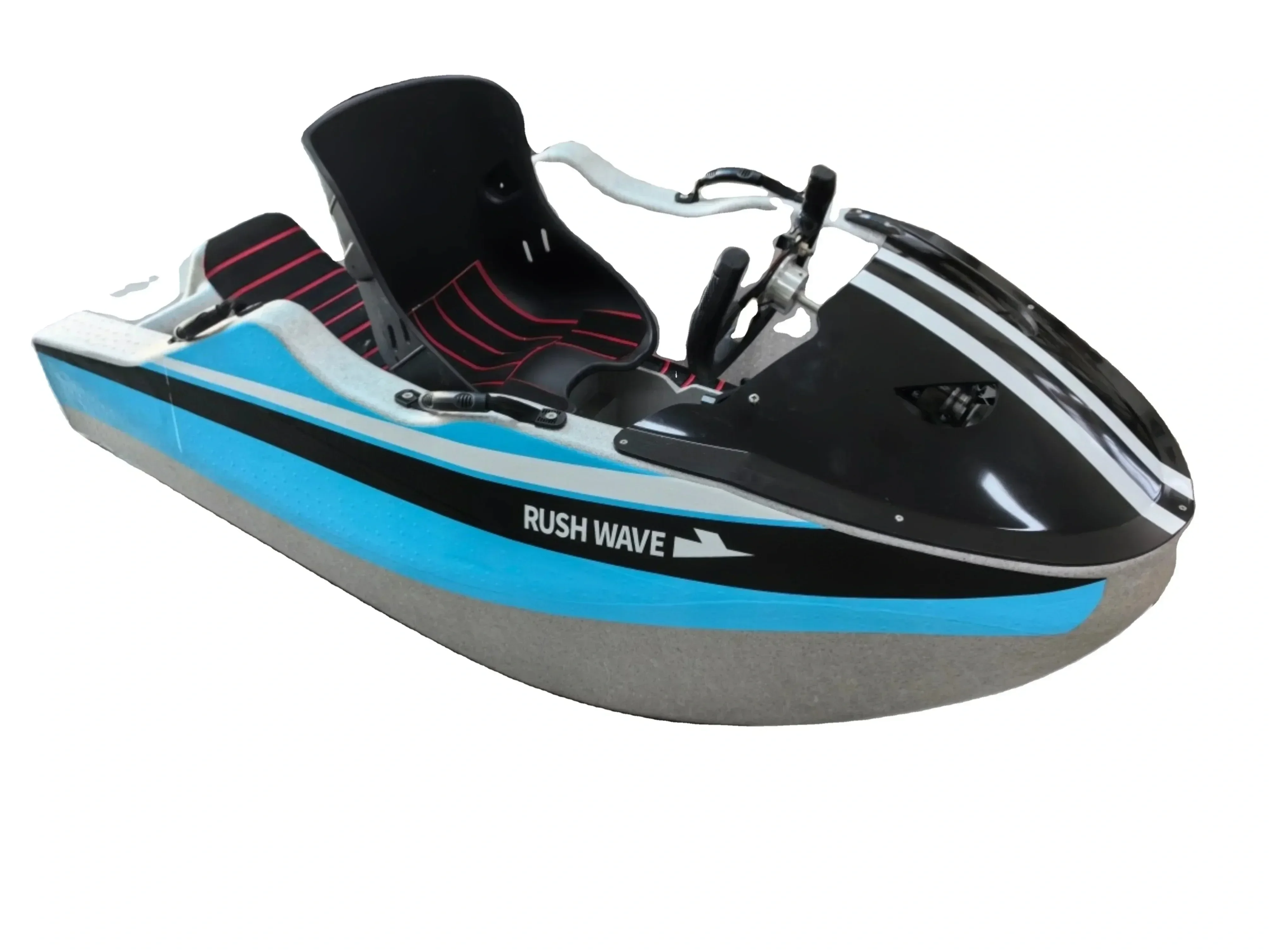 Factory Price 2 Person Electric Mini Jet Boat Jet Propulsion Powered Boat 52KM/H 72V Jet Boat