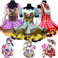 Nico Kotori Tojo Maki Eli Ayase Nozomi Hanayo Lolita Dress Love Live Uniform Cosplay Costume Lovelive Flower Bouquet Cosplay Hot