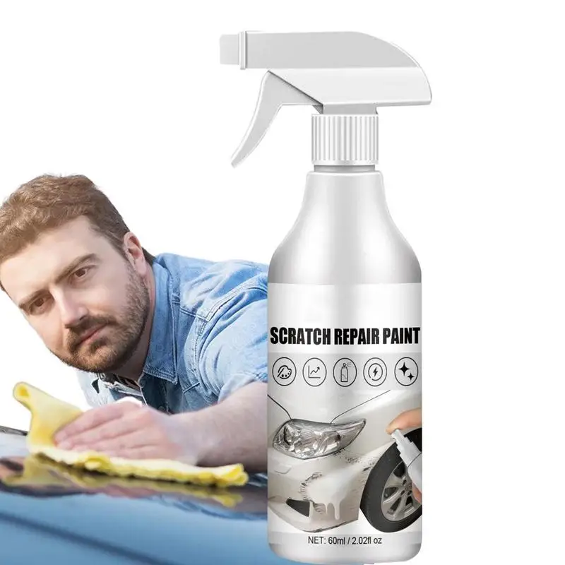 Car Scratch Repair Spray Black & White Car Scratch Removal Paint Spray Car Restoring Scratch Repair Polishing Agent Car Supplies