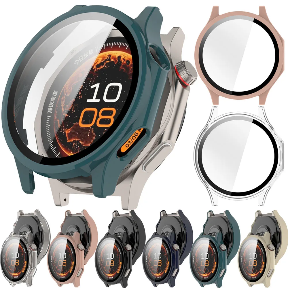 Case For OnePlus Watch 3 4 SmartWatch All-Around Screen Protector PC Bumper Tempered Glass For Oppo Watch X2 X3 Accessories