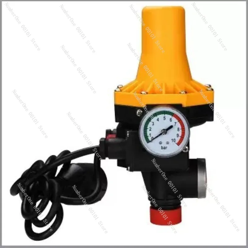 Water Pump Pressure Controller,Water Pump Automatic Controller Switch with Meter Automatic Start Stop For Water Shortage Protect