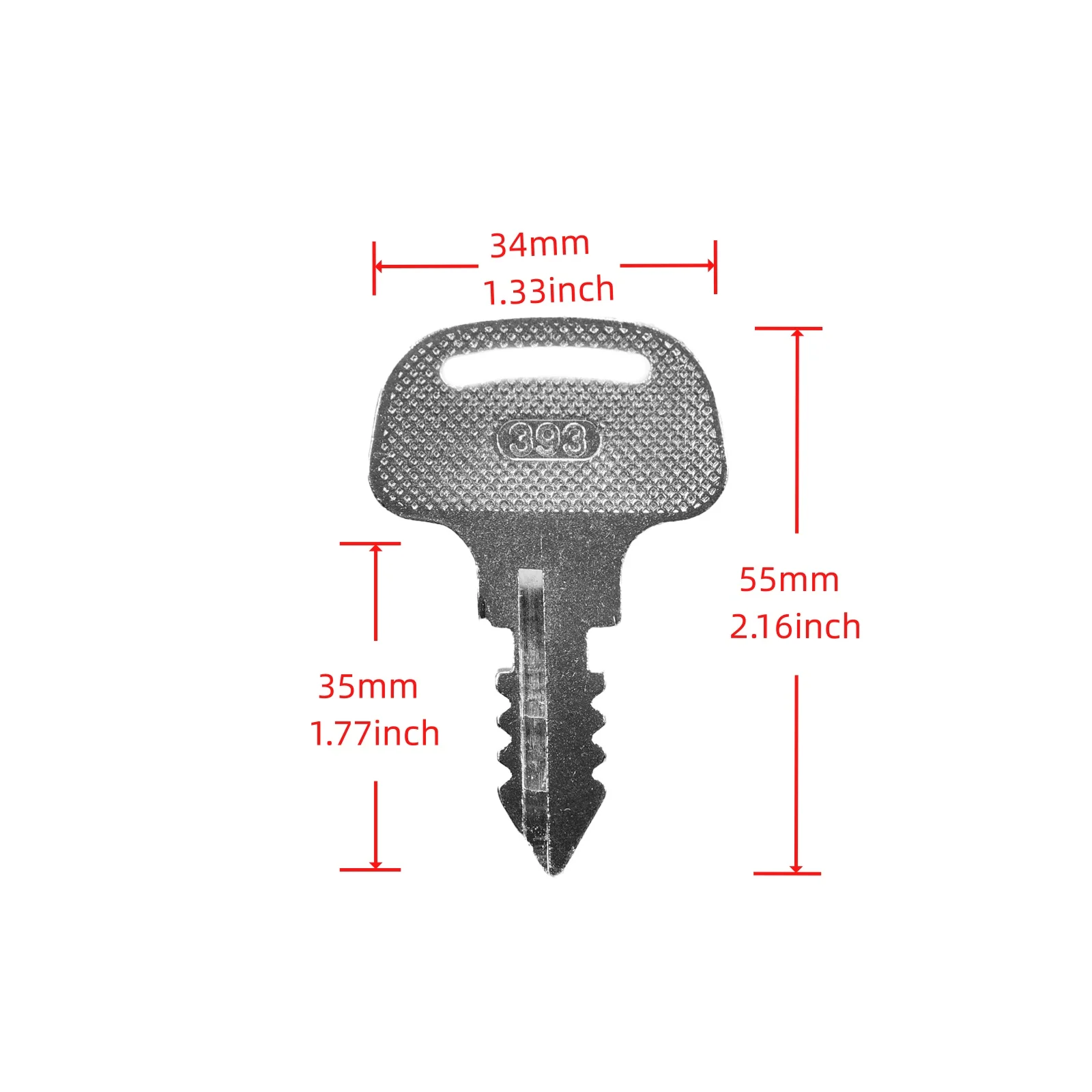 5-teilige Zünd starters chl üssel 18510 393-070000-0300 kompatibel mit Kubota Traktor m Serie m108sdtlds m4900dt m5700dh av5500