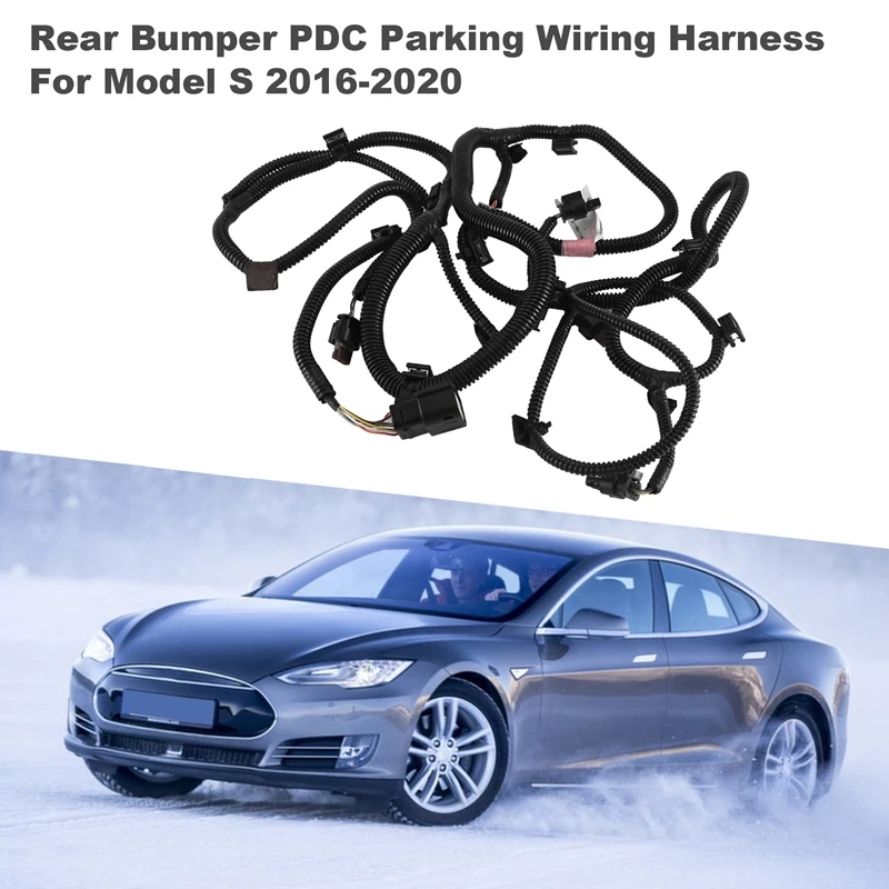 

1004421-04-T001 Car Rear Bumper Wiring Harness Sensor For Tesla Model S 2016-2020