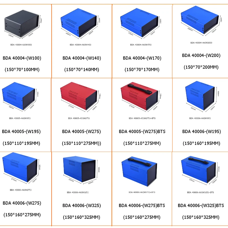 Iron Junction Box Diy Enclosure Industrial Project Box Iron Power Supply Equipment Cases Custom Electric Desktop Box