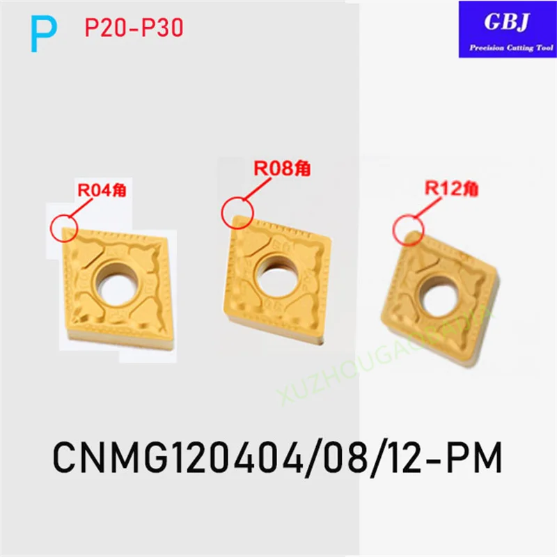 GBJ-CNC CNMG120404-PM CNMG120408-PM CNMG120412-PM GBJ251 CNMG431 432 433 Carbide turning insert High quality