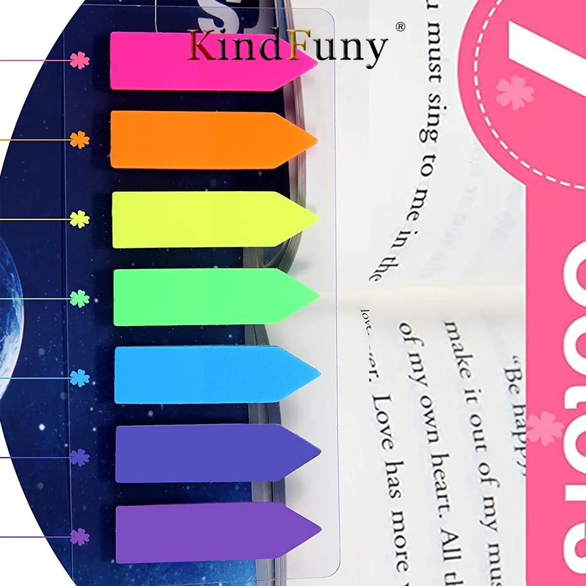 140 ورقة ملصقات ملونة شفافة علامات التبويب مؤشر الفلورسنت أعلام مذكرة لاصقة القرطاسية هدايا الأطفال اللوازم المكتبية المدرسية #2