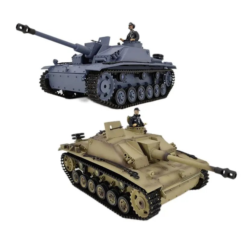 Kubing Ke 2.4g Rc 3868 German Type Iii F-8 Remote Control Climbing Tank Play Bomb Battle Tank Adult Model Decoration Toy Gift