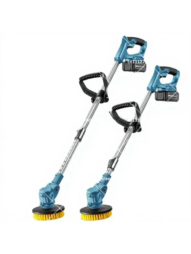 6-in-1 Retractable Cleaning Brush for Bathroom Yard Sweeping Polishing Snow Leaf Removal