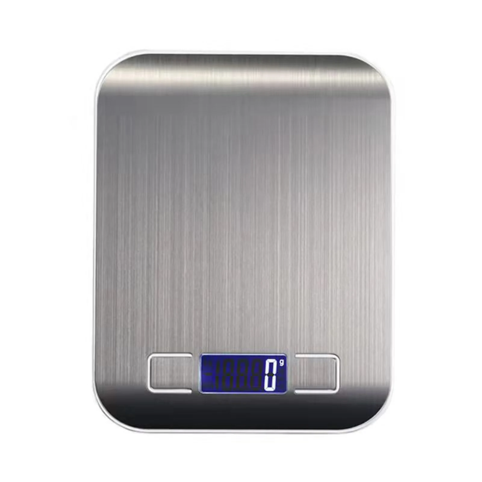 Digital Kitchen Scale for Food Stainless Steel Digital Gram Scale with Blue Back-Lit Display for Diet Calorie Cooking Meal Prep