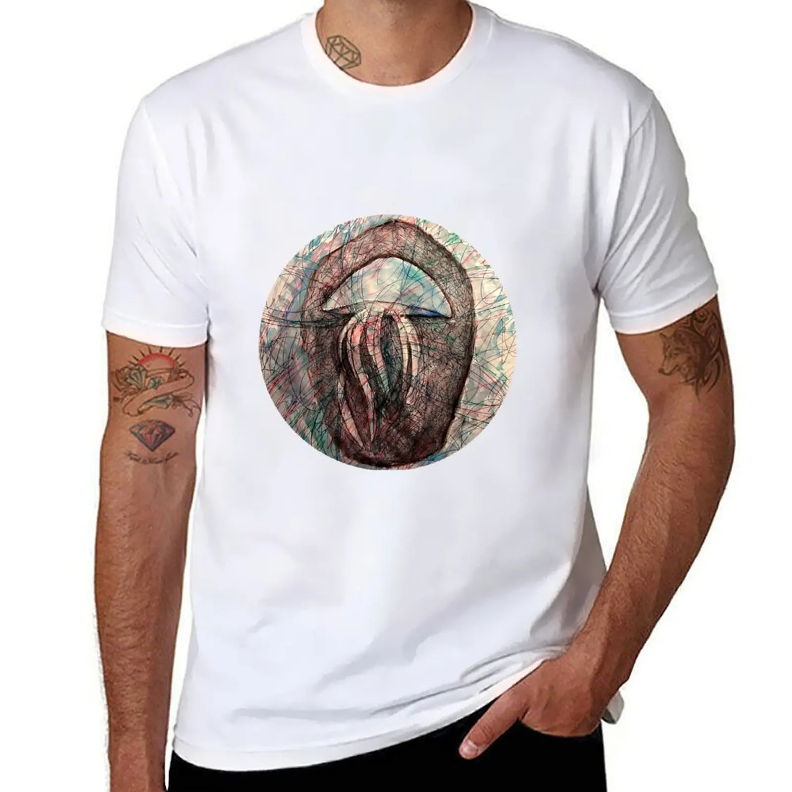 

Captured Jellyfish T-Shirt t shirt man casual cotton t shirts high quality T-Shirt