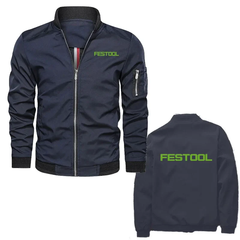 Festool Tools Windproof Waterdicht Jack In Militaire Stijl Lente Herfst Heren Jas Windjack Heren Grote Maat Baseball Jack