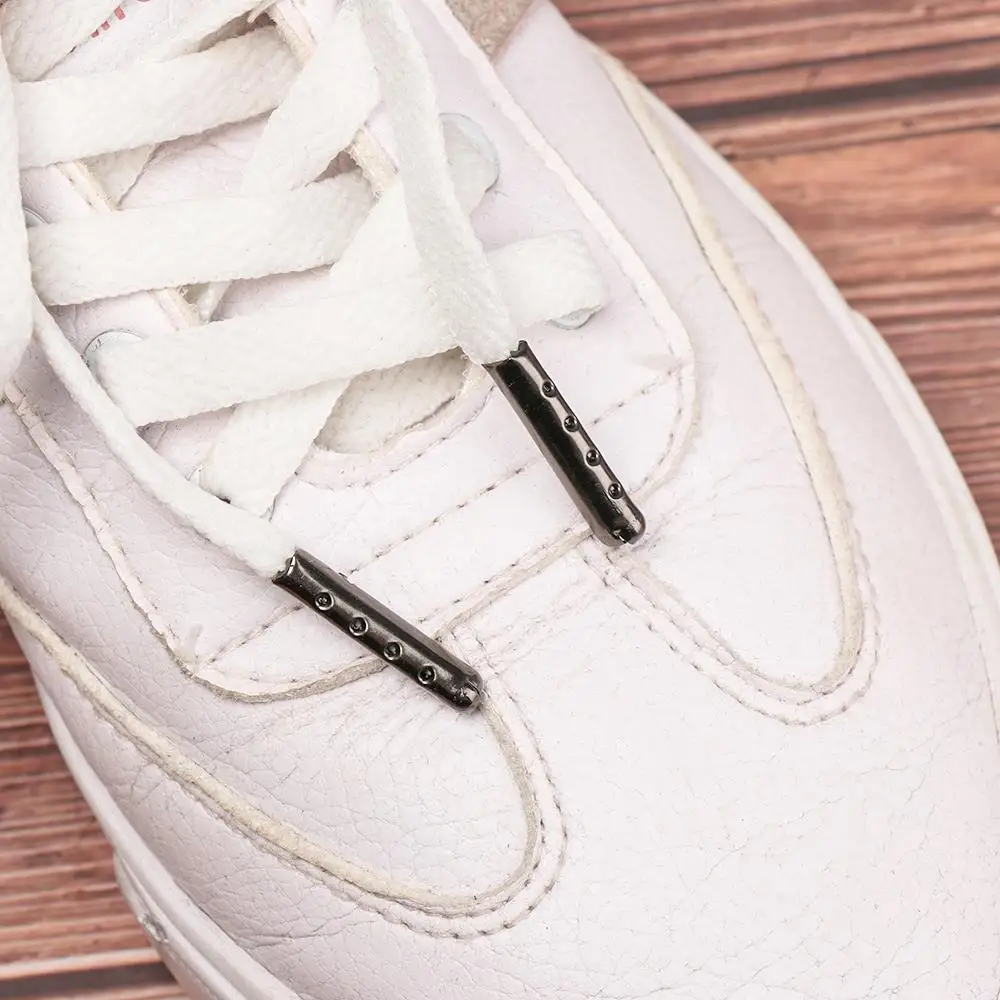 50pcs Women Man Unsex Shoes Accessories Shoe Lace Head Shoestrings Bullet Aglets Tip Shoelaces Repair Ends Replacement