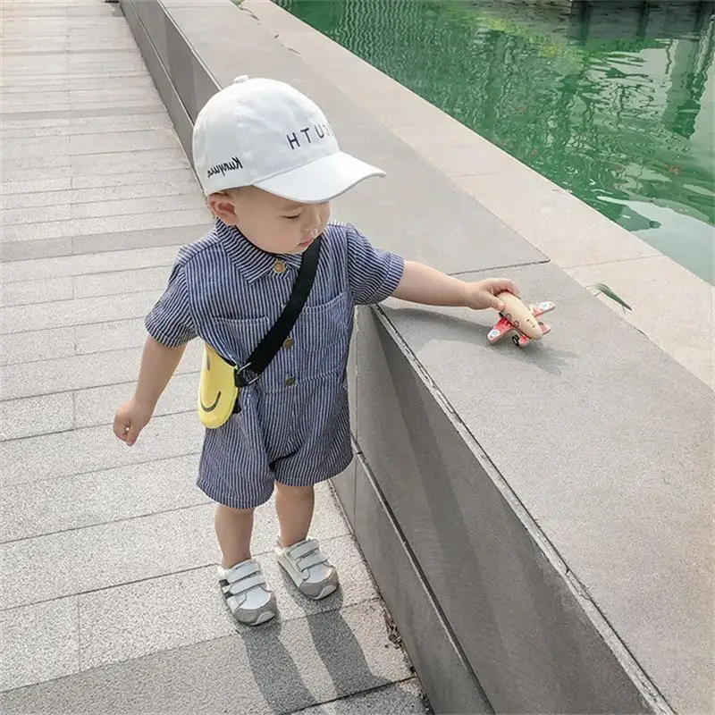 Summer Newborn Toddler Boys And Girls Cowboy One-piece Romper Children Fashion Comfortable Baby Clothes