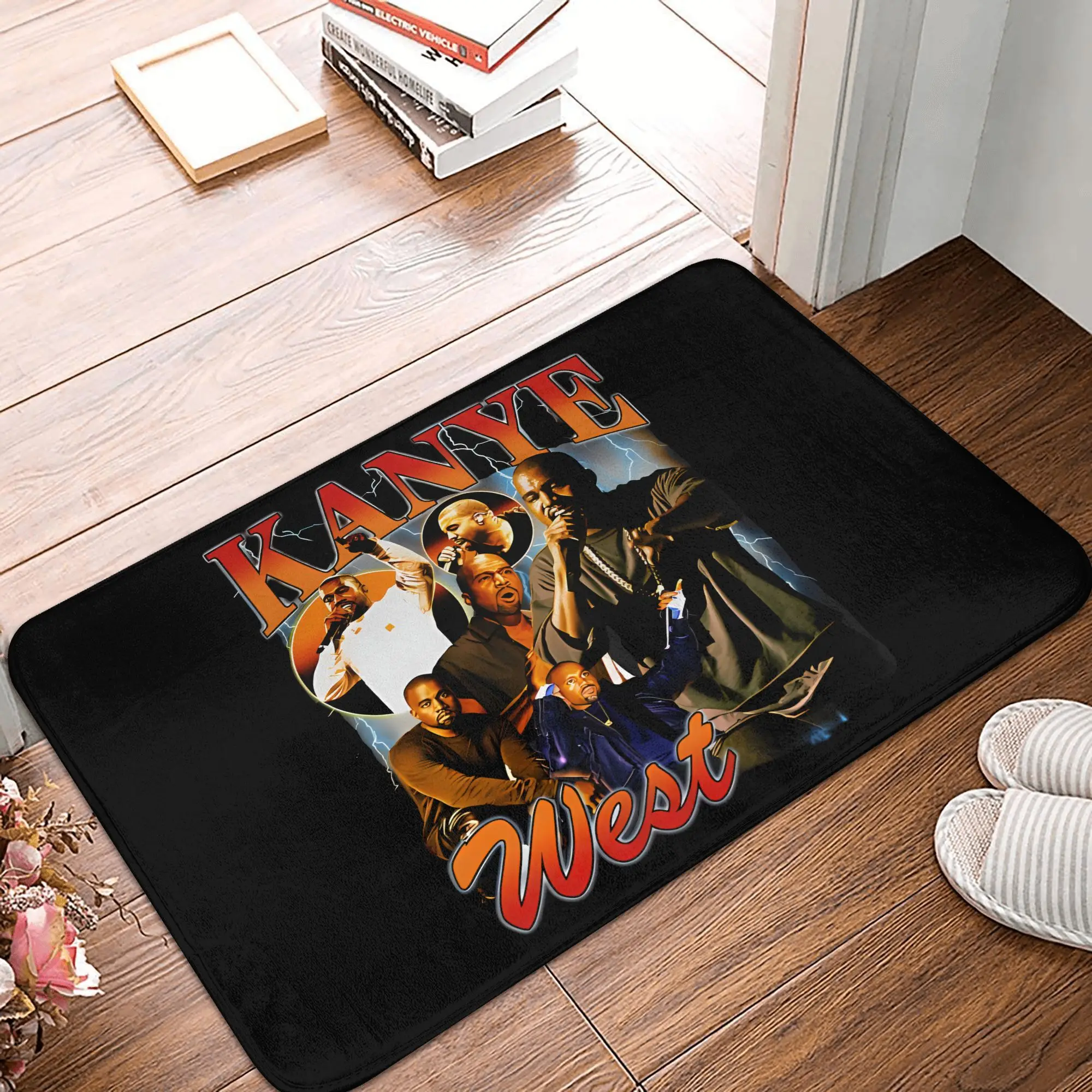 Popular Singer Kanye West Front Door Floor Entrance Mats Outdoor  Kitchen Bathroom Doormat Bedroom Carpet Rug