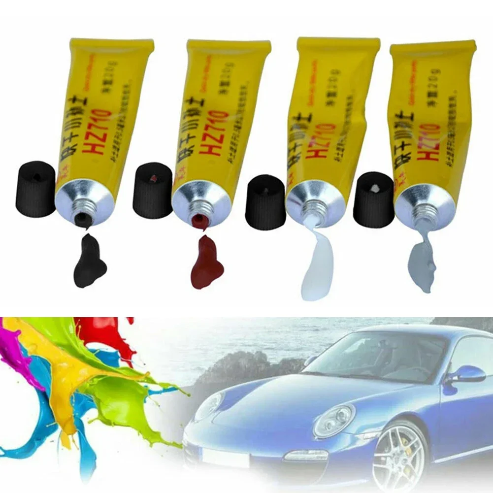 Relleno de arañazos de masilla para carrocería de coche, pluma de pintura suave, accesorio de herramienta de reparación de arañazos, piezas de masilla de secado rápido, 20g, blanco, gris, negro