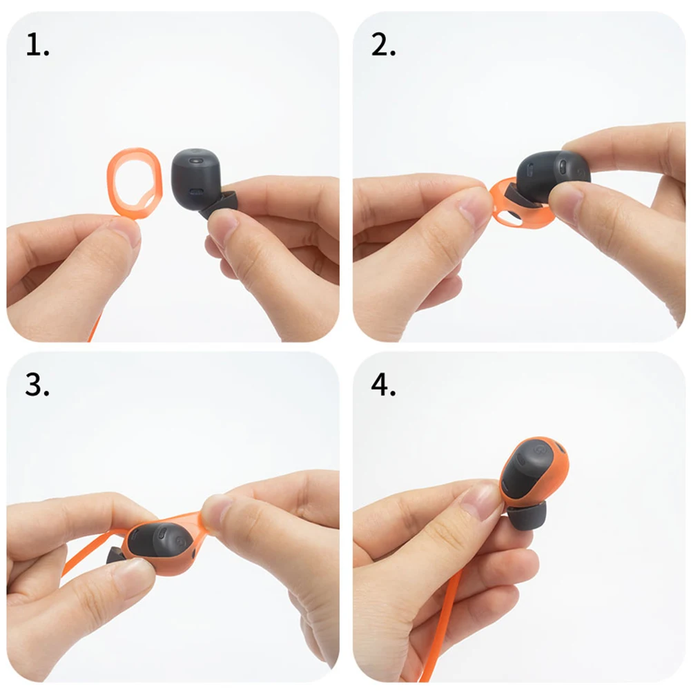 حزام رقبة لسماعات الرأس من السيليكون المتوافق مع تقنية البلوتوث، حبل رقبة معلق مريح مقاوم للماء ومحمول لهاتف Google Pixel Buds Pro