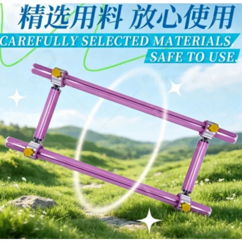 Colorful Sliding Bar Cross Stitch Frame 4 Slots Adjustable Side Rod with Triangle Pressure Clamp Embroidery Stand