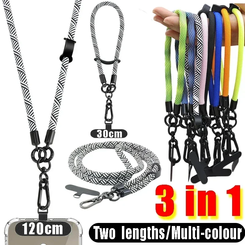 Ayarlanabilir Telefon Kordon Askısı Boyun Kordon Evrensel Crossbody Askıları Cep Telefonu Kılıfı için Tether Tab ile Boyunluklar Kalınlığı