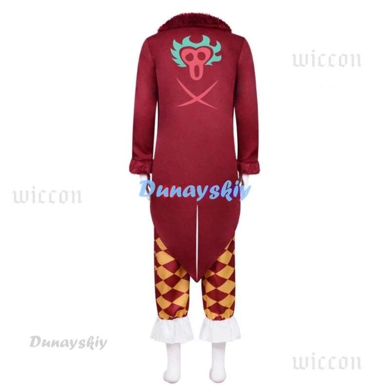 اليابان تأثيري Blox الفاكهة بارتولوميو تأثيري حلي مهرج الأخضر شعر مستعار باري باري لا مي أزياء الهالوين للرجال حفلة ACGN #3