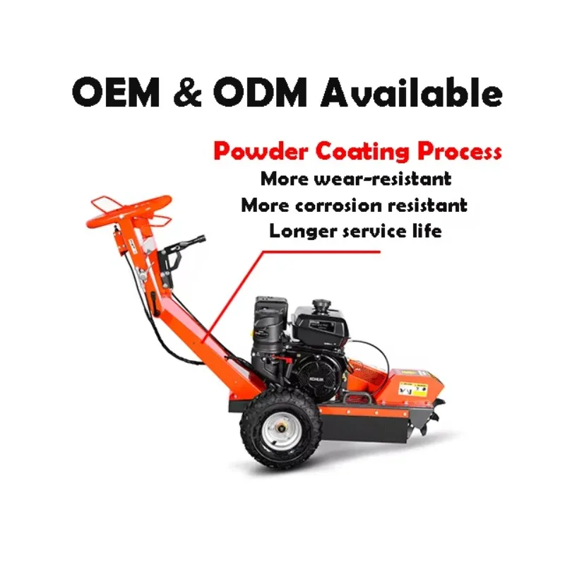 Maxpower 15hp Powered Customization Home Use Movable Mini  Wood Tree Root Remover  Stump Grinder