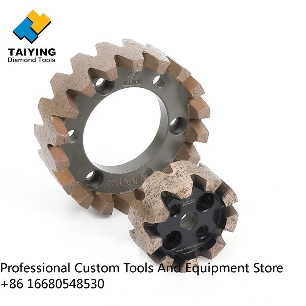 

GHChina CNC Tools Manufacturer Crown Segmented Diamond Stubbing Wheel for Granite and Quartz Grinding Tools