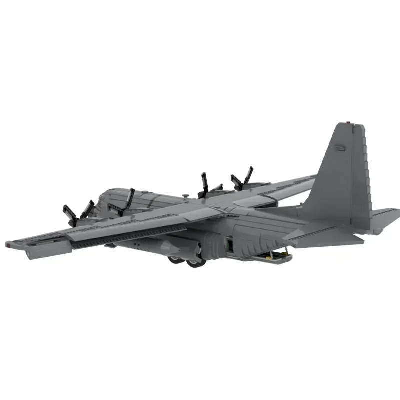 Moc Building Bricks Military Model 1:38 Scale Legacy C-130H Hercules Technology Blocks Gifts Christmas Toys DIY Sets Assembly