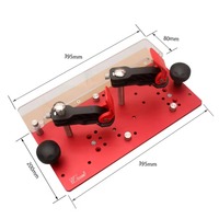 45 and 90 Degree Cutting Woodworking Pushblock Precision Miter Gauge for Router Table Jointer and Band Saws