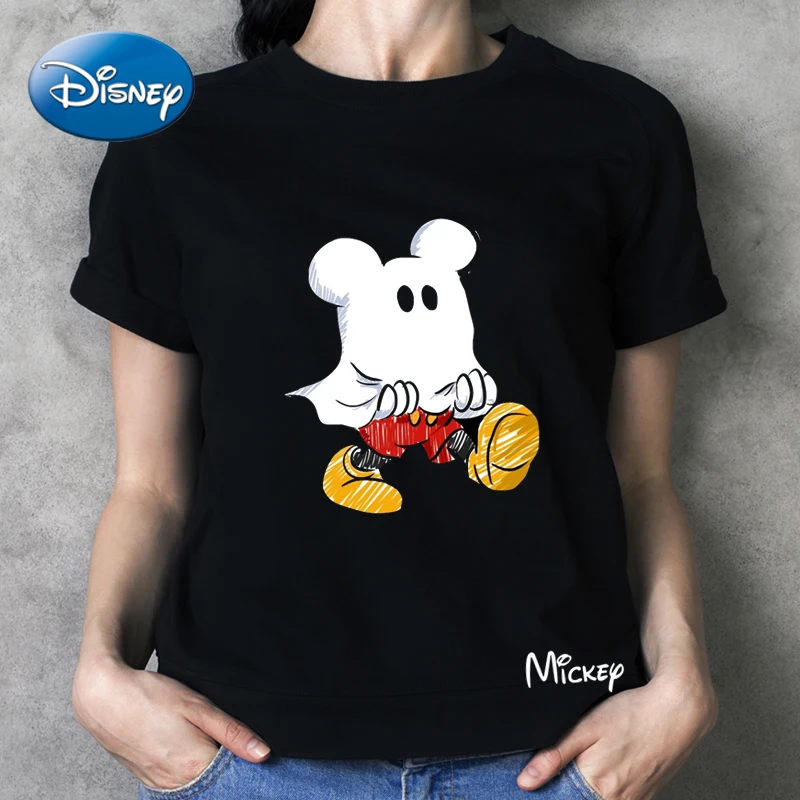 Disney Mickey Mouse t-Shirt da donna per ragazze Minnie Tees Halloween Anime Cosplay magliette Ropa De Mujer Harajuku Shirt Femme