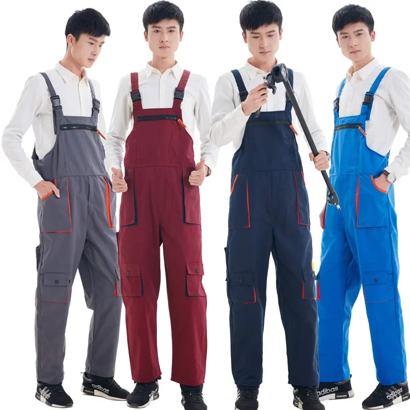 

DurableOne-piece Overalls Embroidered Four-season Performance Clothes Auto Repair Suits Maintenance And Installation Tooling