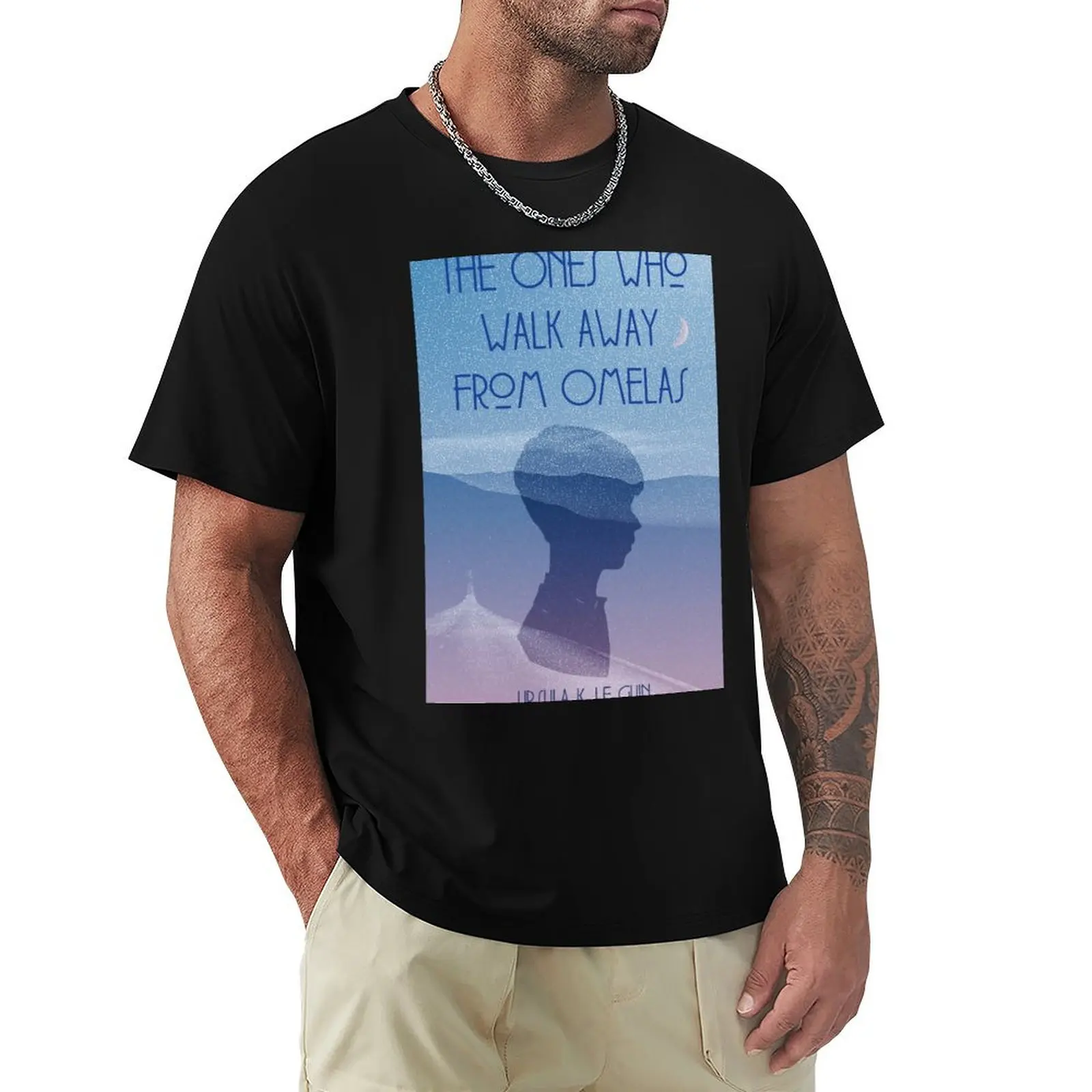 The Ones Who Walk Away from Omelas T-Shirt Summer Fashion Casual Tee Shirt