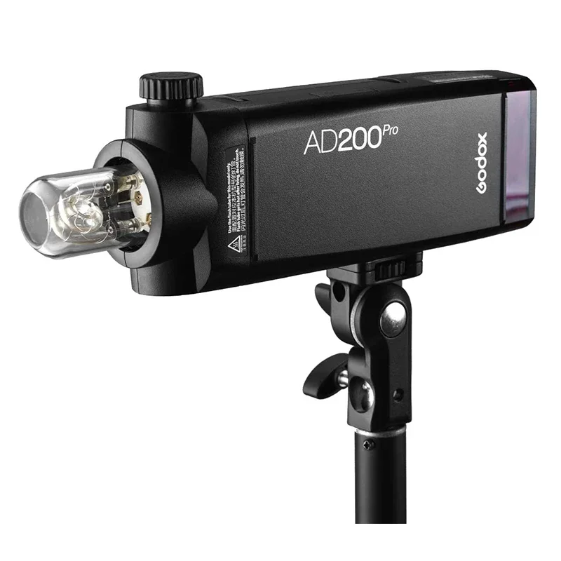 Godox AD200pro 200Ws 2.4G TTL Studio Strobe Flash 1/8000 HSS Outdoor Photography Pocket Flash Light with 2900mAh Lithium Battery