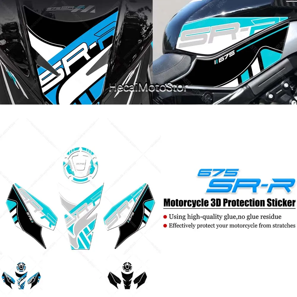 

For CFMOTO 675 SR-R 675 sr-r Motorcycle Storage Box Protector and Decorative Sticker Motorcycle Accessories