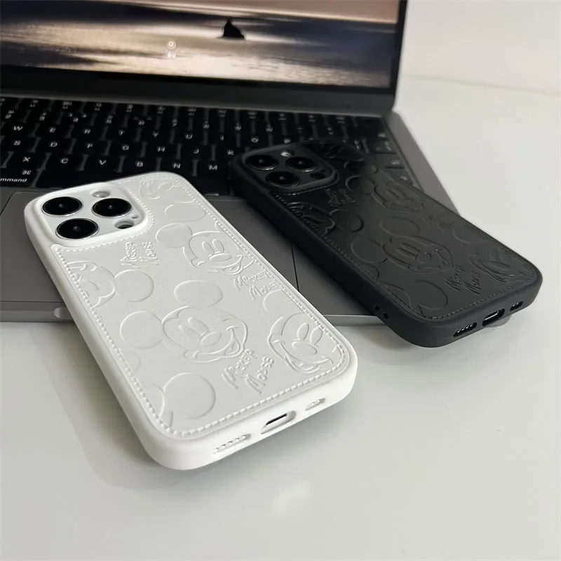 Силиконовый чехол с 3D тиснением для iPhone 15 14 13 12 11 Pro Max Xs Max XR X 7 8 PIus SE