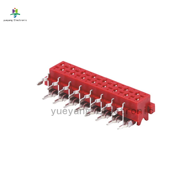 Micro-match flat ribbon cable connector 1.27mm MRC Right angle DIP Type right angle angled alternative 215460