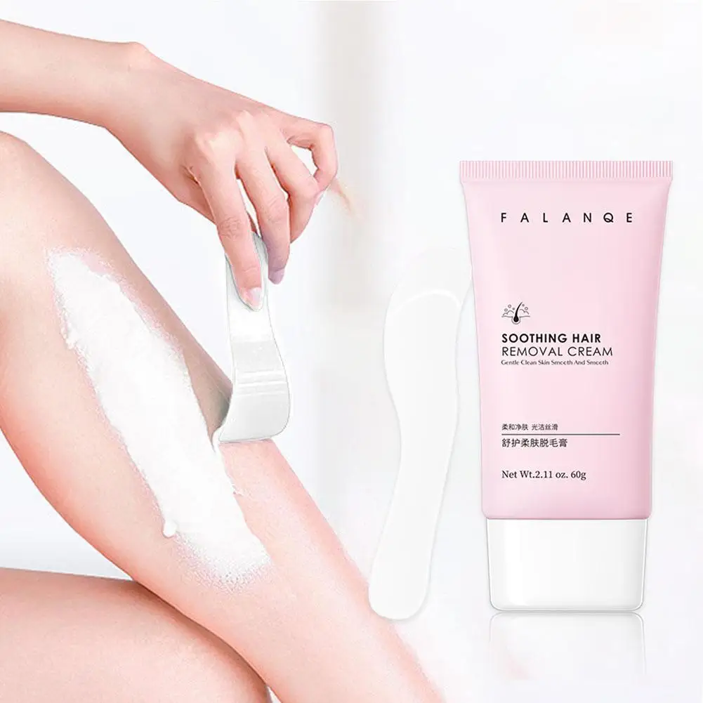 

60g Hair Removal Cream Painless Underarm Private Bikinis Depilatory Inhibitor For Women & Men Body Leg Arm Skin Care