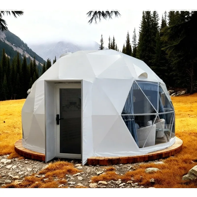 Transparent Starry Dome Tent, Spherical Accommodation Tent Suitable for Campsites, Vacation Villas, Homestays and Exhibition