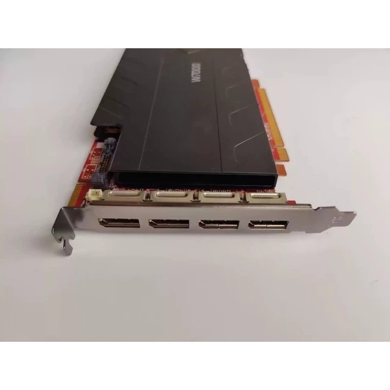 Used W7000 4G Workstation Graphics Card 4DP Port 4K Video Editing 3D Rendering GPU