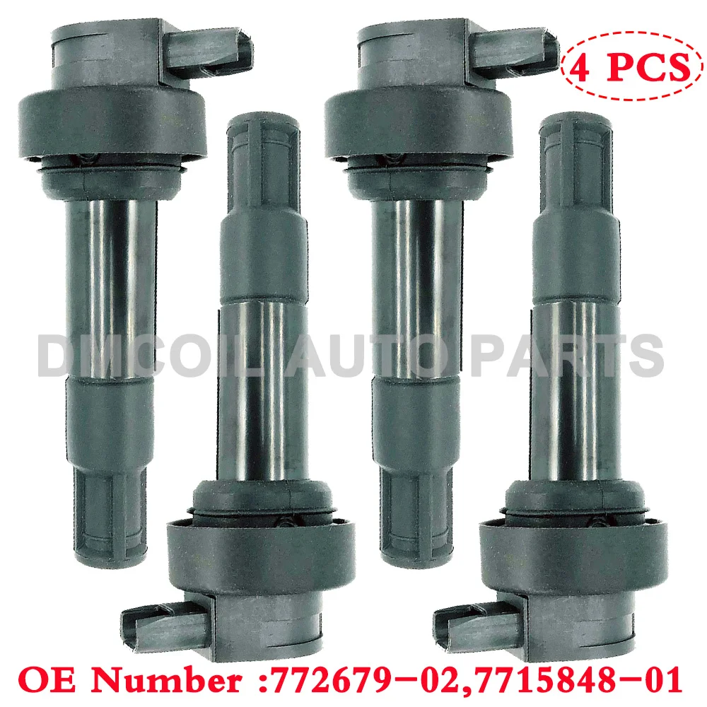 

4 PCS MOTORCYCLE IGNITION COIL FOR BMW MOTORCYCLE G 650 R GS HP 4 RACE S S 1000 R RR XR i3 s Range Extender 2008- 7722679-02