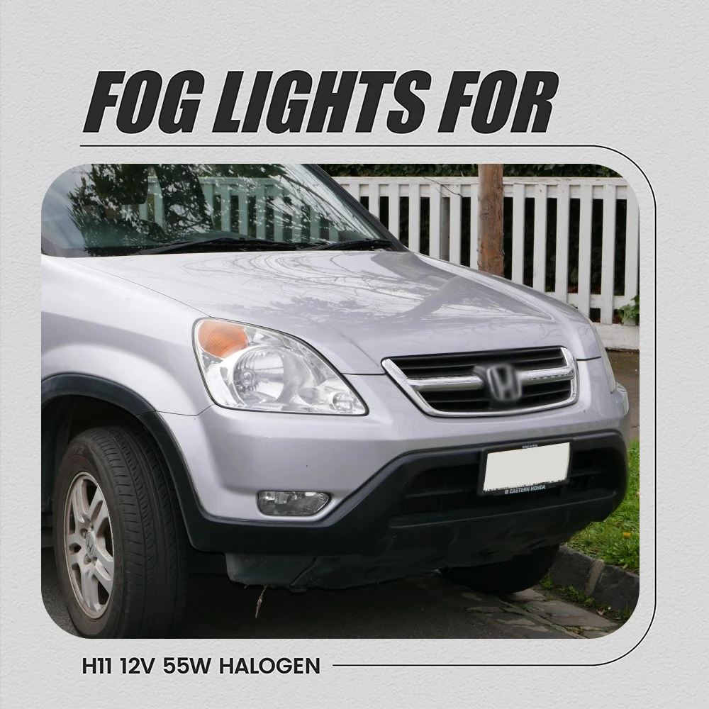 Front Fog Lamp Housing Cover For Honda CRV RD5 2002 2003 2004 Car Indicator Accessories