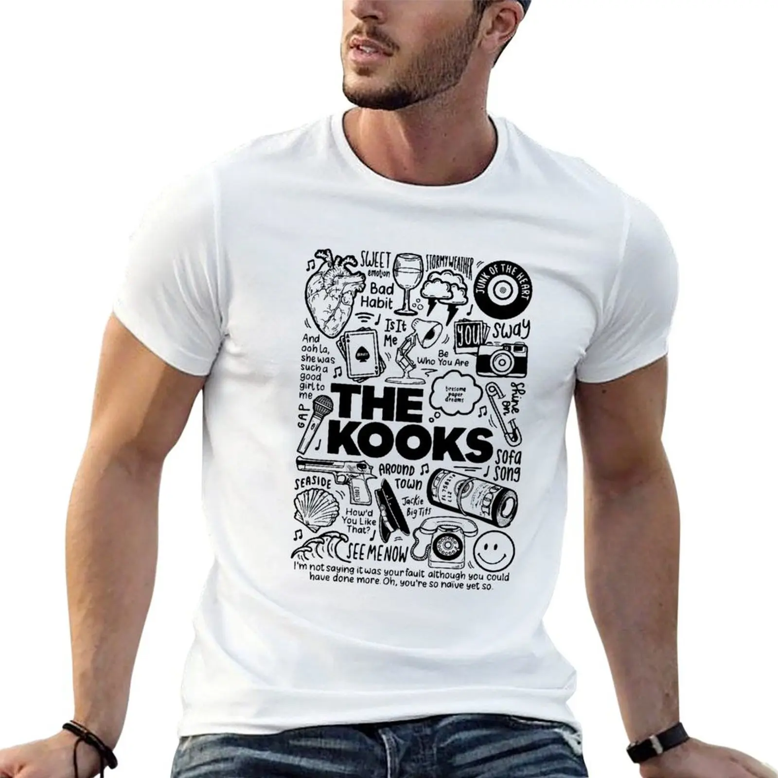 

The Kooks, The Kooks T-Shirt essential t shirt t shirts cotton 100% printed t shirts for man T-Shirt