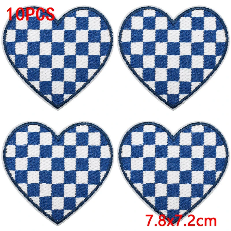 10 Stück Cheerleading-Pailletten-Stern-Aufnäher zum Aufbügeln für Kleidung, Cheer-Schleifen-Herz-Applikationen für Jacken, DIY – Detail 11