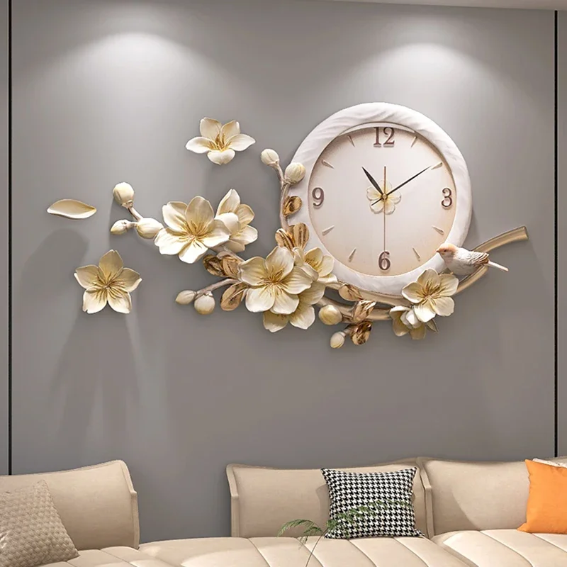 

Living Room Wall Clocks Luxury Digital Large Cute Korean Interior Wall Watch Creative Minimalist Reloj De Pared Room Decorations