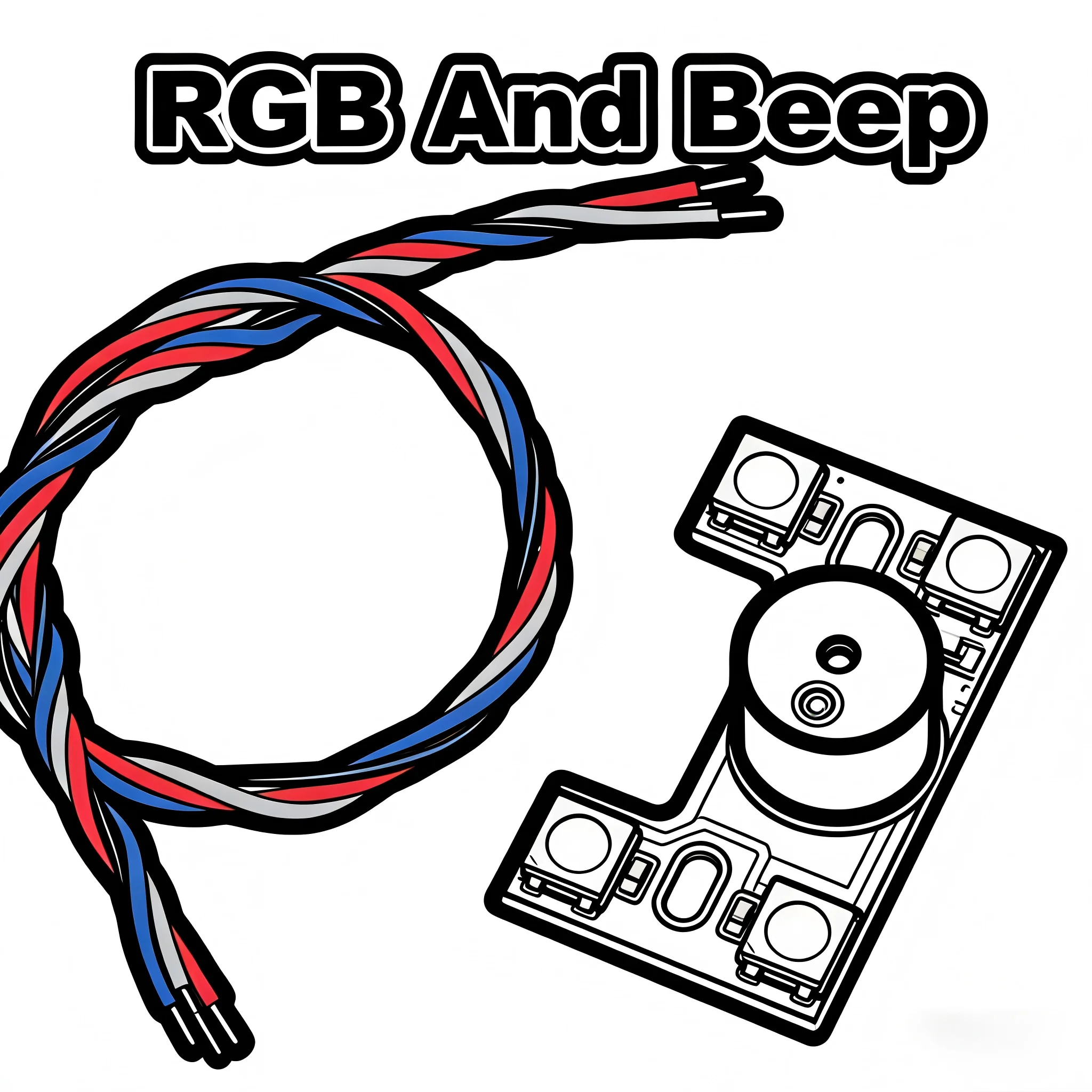 

Светодиодный фонарь DroneHub WS2812B с громким зуммером для 4-осевых квадрокоптеров FPV-дронов, задний фонарь 5В с двойным режимом управления для NAZE32 CC3D F3 F4 F7